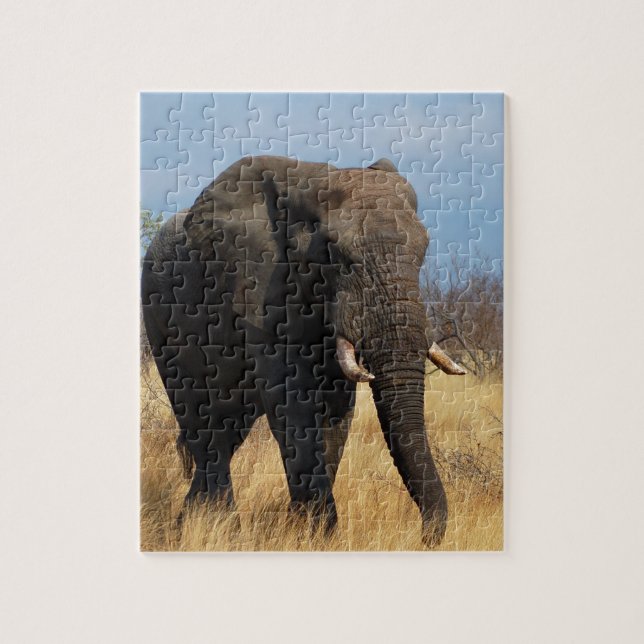 Puzzle Eléphant d'Afrique (Vertical)