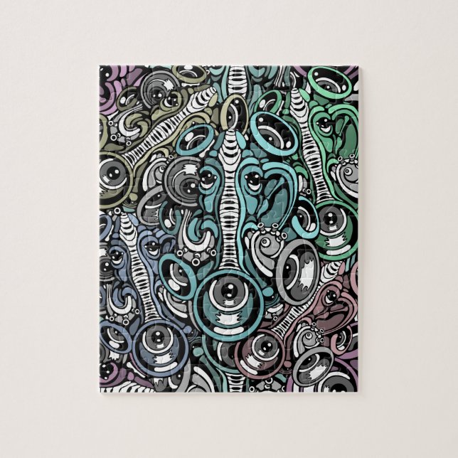 Puzzle éléphant de musique (Vertical)