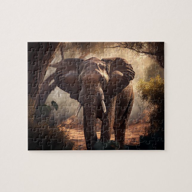Puzzle Elephant - Jungle (Horizontal)