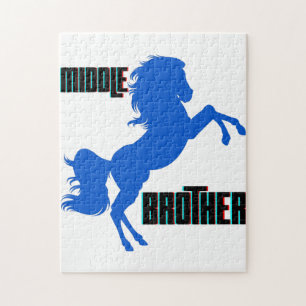 Puzzle Élevage du cheval du frère moyen