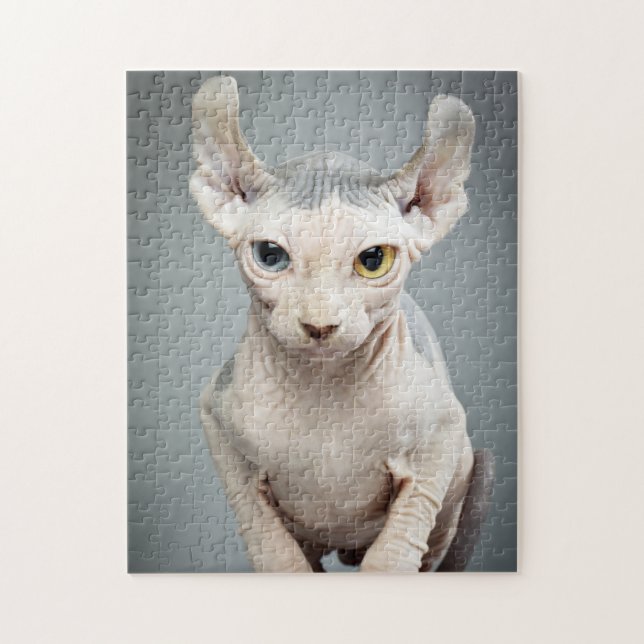 Puzzle Elf Sphynx Photo de chat (Vertical)