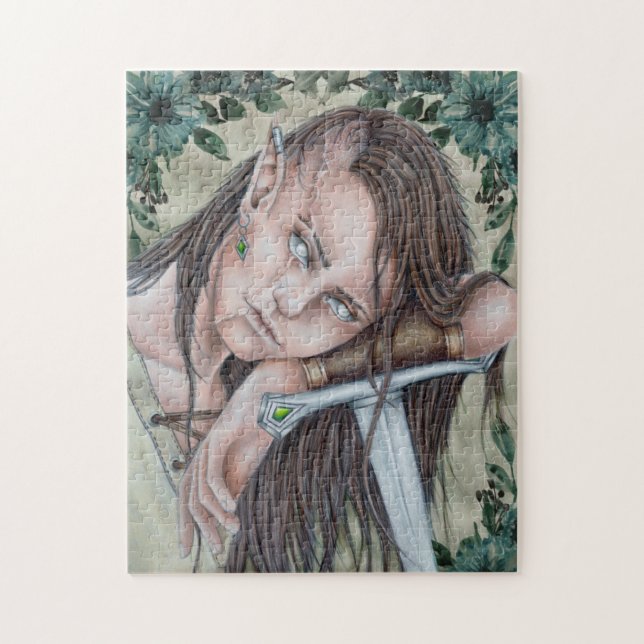 Puzzle Elfe des bois, Guerrier Elfe (Vertical)