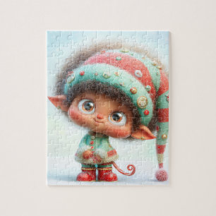 Puzzle Elfe enchantée Magie de Noël au Pôle Nord