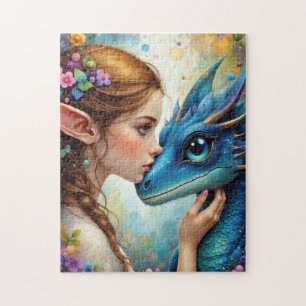 Puzzle Elfe et le Dragon