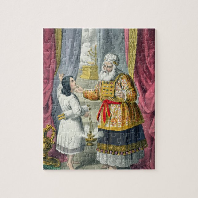 Puzzle Eli interrogeant Samuel concernant la vision, de (Vertical)