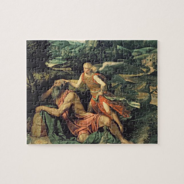 Puzzle Élijah a visité par un ange, c.1534 (Horizontal)