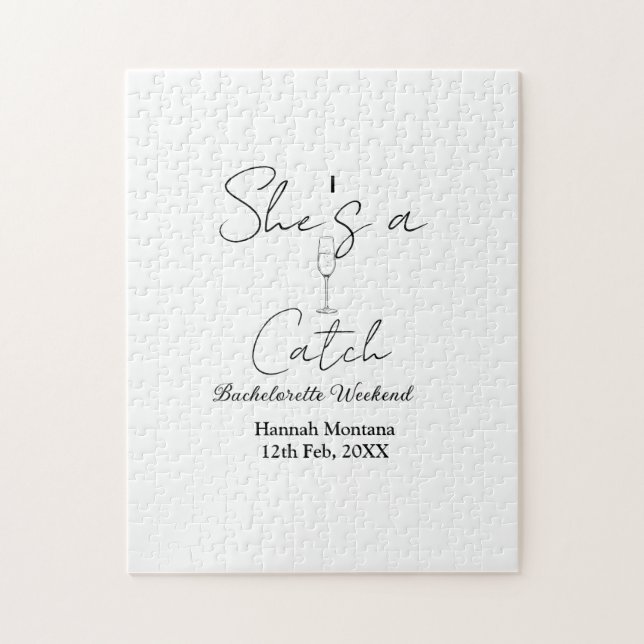 Puzzle Elle est une bouteille de champagne de week-end de (Vertical)