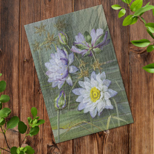 Puzzle Ellis Rowan Bleu Blanc Eau Lily Fleurs Vintages