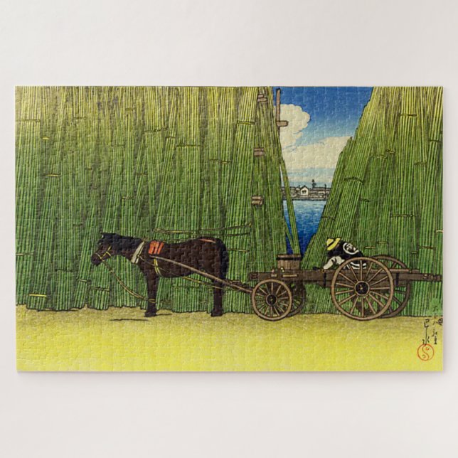 Puzzle Embankment De Komagata Par Hasui Kawase Art Japona (Horizontal)