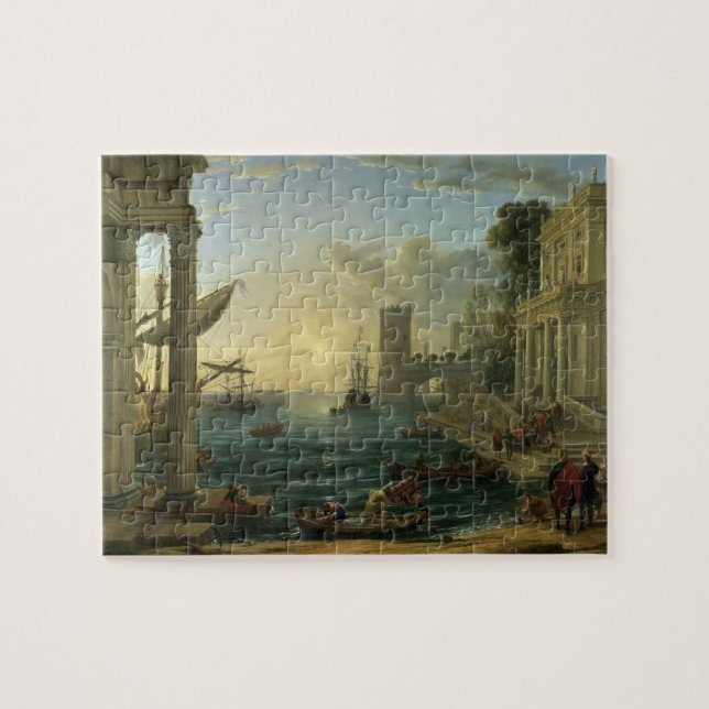 Puzzle Embarquement de la reine de Saba - Claude Lorrain (Horizontal)
