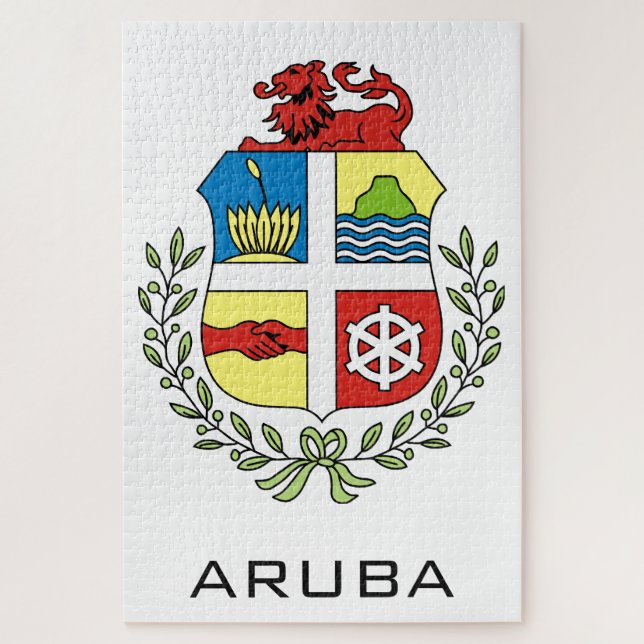 Puzzle emblème aruba (Vertical)