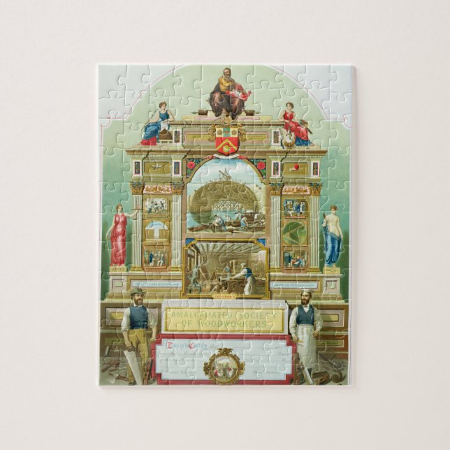Puzzle Emblème commercial de la société amalgamée de (Vertical)