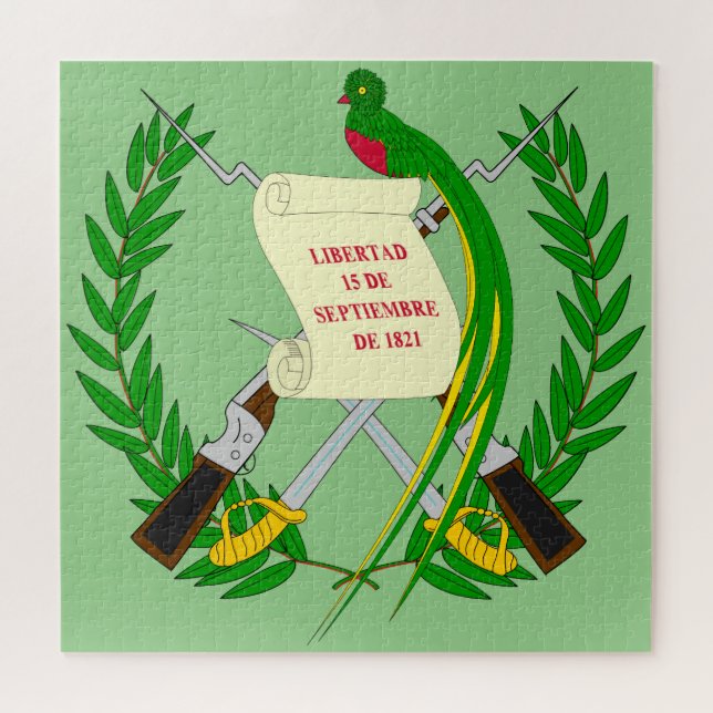 Puzzle emblème du guatemala (Horizontal)