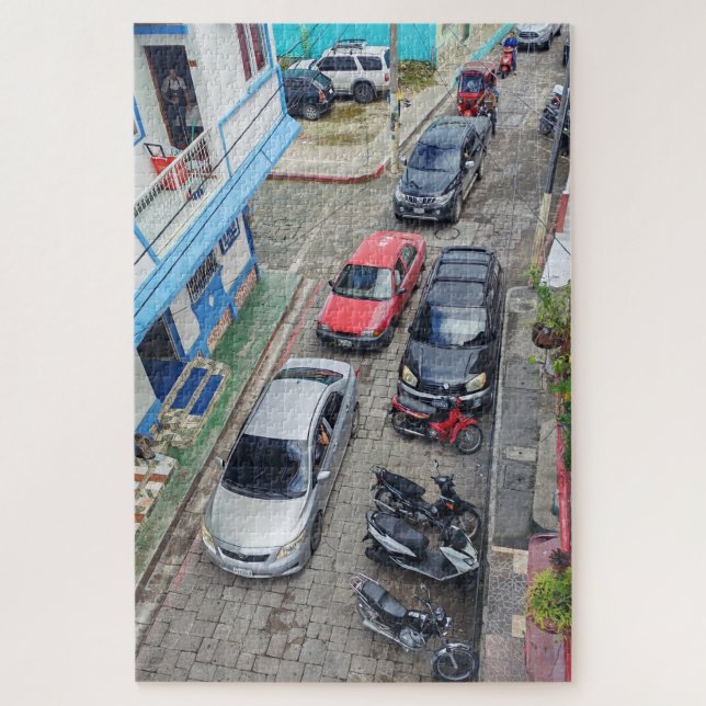 Puzzle embouteillage en attente calmement (Vertical)