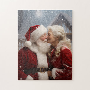 Puzzle Embrasser M. et Mme Père Noël