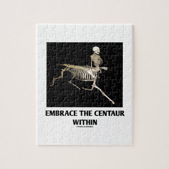Puzzle Embrassez le centaure dans (le squelette) (Vertical)