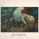 Puzzle Emerald Twilight : Art Nouveau Lady & Floral Mosai<br><div class="desc">Entrez dans un monde de mystique avec notre puzzle "Emerald Twilight", où l'attrait de l'Art Nouveau rencontre les teintes vives d'une nuit émeraude. Ce puzzle de 500 pièces, mettant en scène une contemplative au milieu d'une mosaïque fleurie, offre non seulement une expérience de montage stimulante et satisfaisante, mais sert aussi...</div>