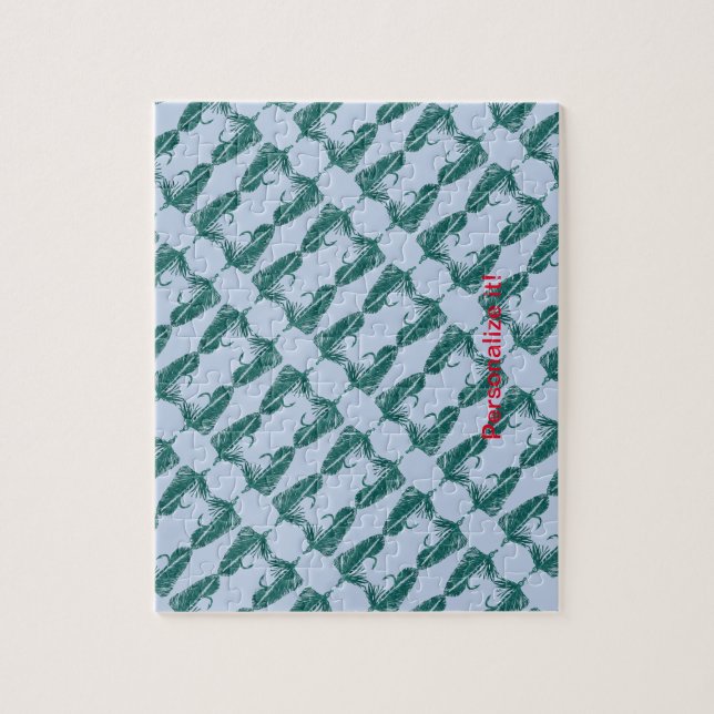 Puzzle Émetteur Matuka vert, attache à la mouche, art de  (Vertical)