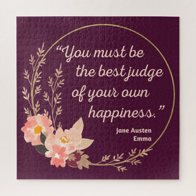 Puzzle Emma De Jane Austen Citation I - Style Cute (Vertical)