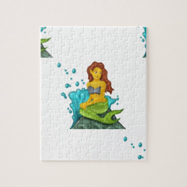 Puzzle emoji mermaid (Vertical)
