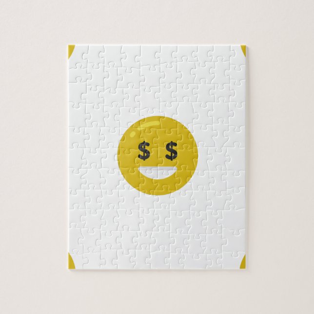 Puzzle emoji oeil argent (Vertical)