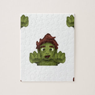 Puzzle emoji zombie