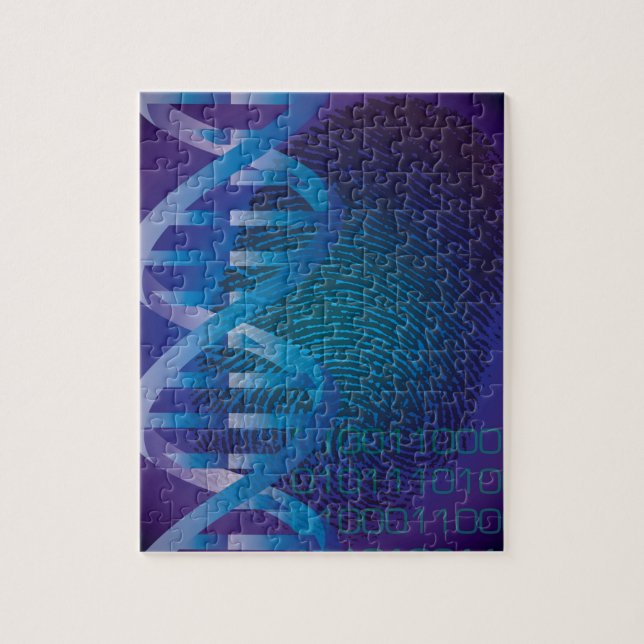 Puzzle Empreinte ADN Science Médicale (Vertical)