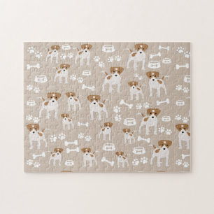 Puzzle Empreinte de patte de chiot de chien mignon Motif