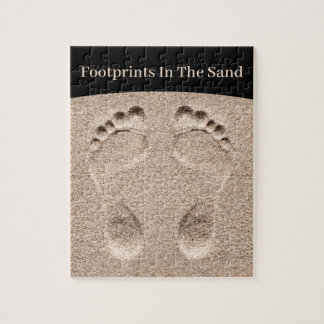 Puzzle Empreintes Dans Le Chrétien Du Sable