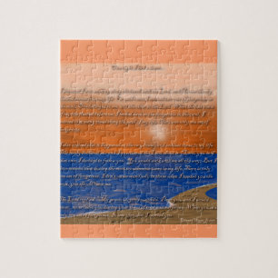 Puzzle Empreintes dans le poème du sable