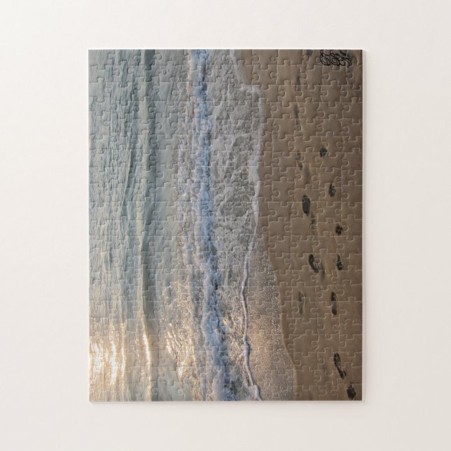 Puzzle Empreintes dans le Sable (Vertical)