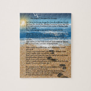 Puzzle Empreintes de pas dans le sable