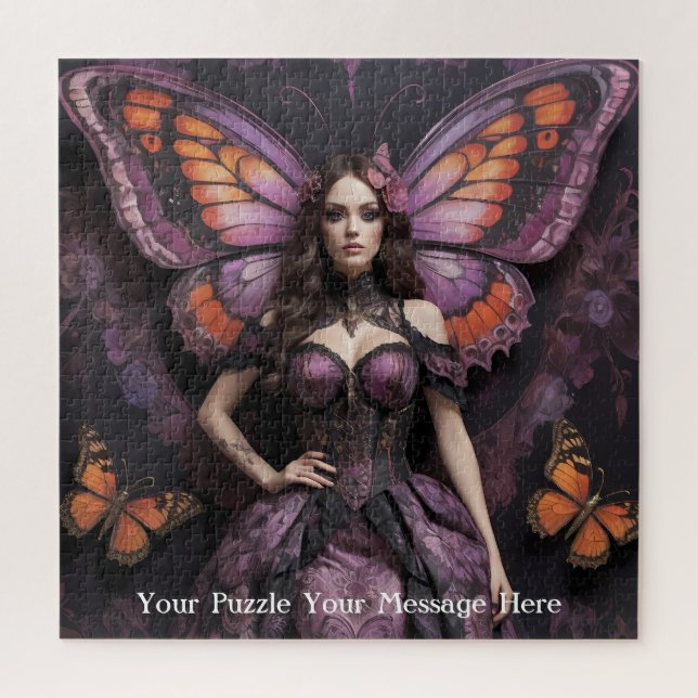 Puzzle Empress papillon gothique Mauve Splendor (Vertical)