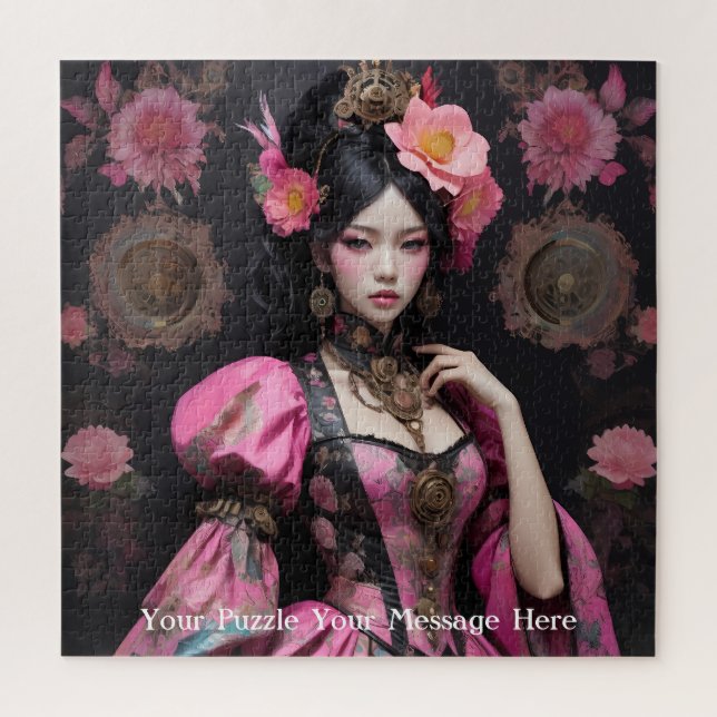 Puzzle Empress rose du monde papillon (Vertical)