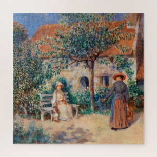 Puzzle En Bretagne par Renoir Impressionist Painting