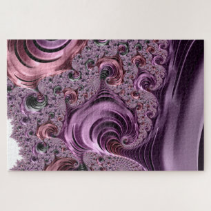 puzzle en dentelle lavande