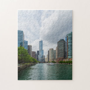 Puzzle En descendant la rivière Chicago
