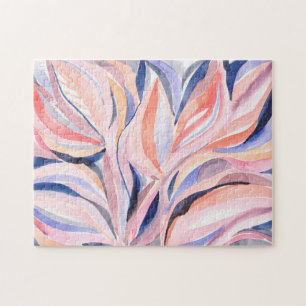 Puzzle en forme de casse-tête d'art aquarelle bota