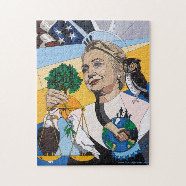 Puzzle En l'honneur de Hillary (Vertical)