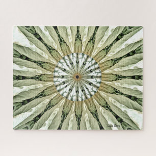 Puzzle en plume grise