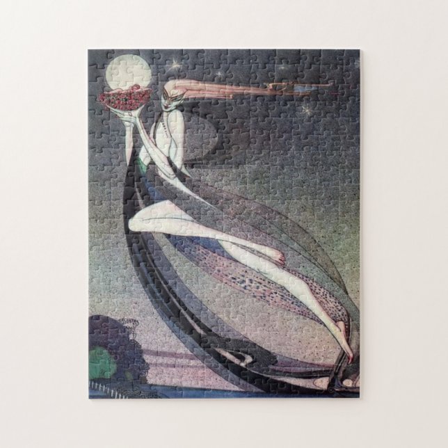 Puzzle En Powder et Crinoline By Kay Nielsen (Vertical)