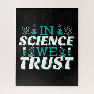 Puzzle En Science, nous faisons confiance Citation - Ense