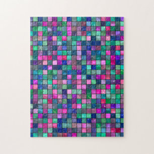 Puzzle en verre psychédélique
