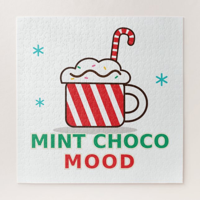 Puzzle Enceinte Bluetooth Noël Mint Choco Mood (Vertical)
