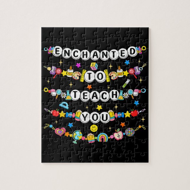 Puzzle Enchanté de vous enseigner Professeur Drôle  (Vertical)