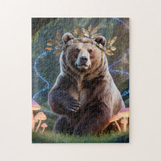 Puzzle Enchanted Forest Bear