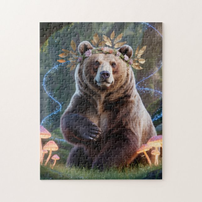 Puzzle Enchanted Forest Bear (Vertical)