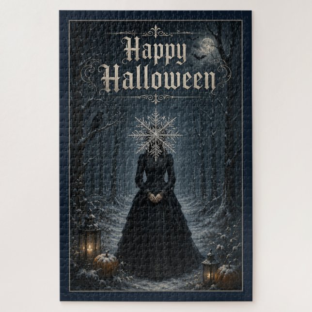 Puzzle Enchanteresse de Halloween de Minuit Givré (Vertical)