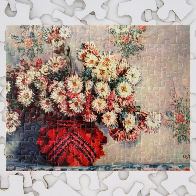 Puzzle Encore de la vie avec Chrysanthemums par Claude Mo (Créateur téléchargé)
