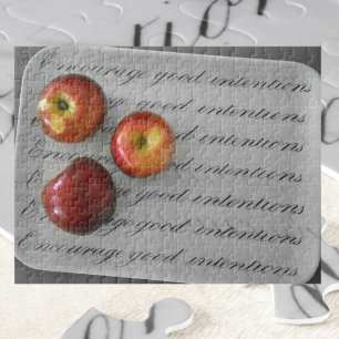 Puzzle Encourager les bonnes intentions Pommes rouges